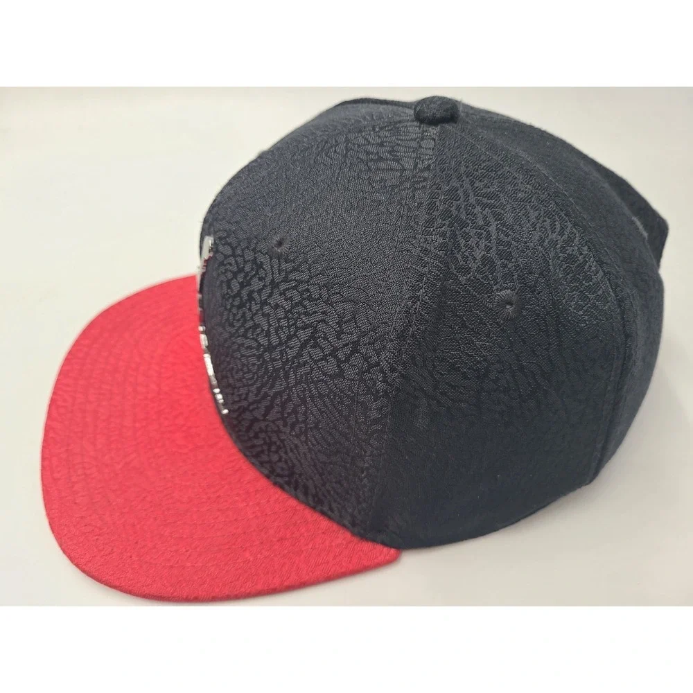 Youth Air Jordan Jumpman Cement‎ Elephant Print Snapback Hat Cap Boy Black Red